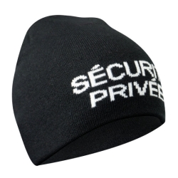 Bonnet Securite Privee noir...