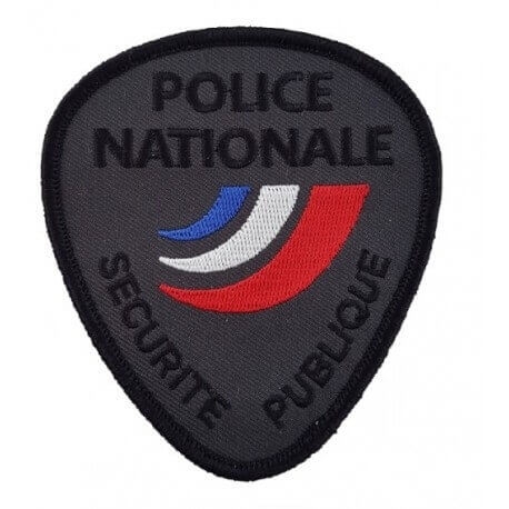 Habimat - Ecusson de bras rond Police Nationale Sécurité Publique