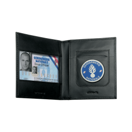 Porte carte GK 2 volets horizontal avec médaille