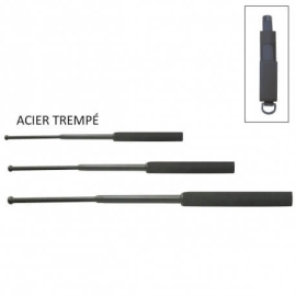 Bâton téléscopique manche mousse acier trempé