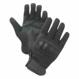 gants coques noirs
