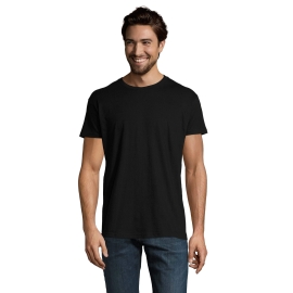 tee-shirt noir col rond