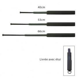 baton téléscopique manche mousse
