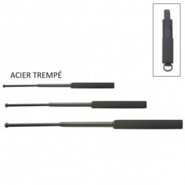 Bâton téléscopique manche mousse acier trempé