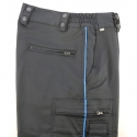 PANTALON HIVER PM LISERE BLEU ELASTIQUES CEINTURE