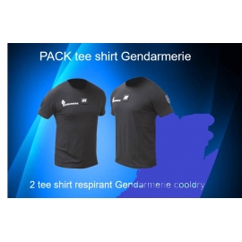 Pack 2 tee shirts cooldry anti-humidité Gendarmerie 