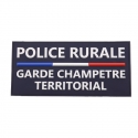 JEU DE BANDEAUX PVC POLICE RURALE