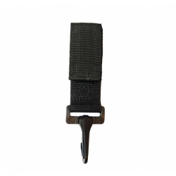Porte mousqueton noir